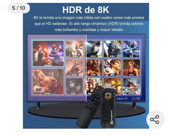 TV BOX + GAME BOX + "ANDROID TV 8K"