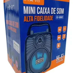 CAIXA DE SOM USB PORTÁTIL COM BLUETOOTH