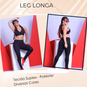 Legging Zero Transparencia Blackout Preta