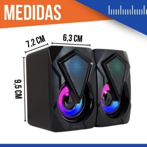CAIXA DE SOM PRA PC, NOTEBOOK, CELULAR, P2- USB