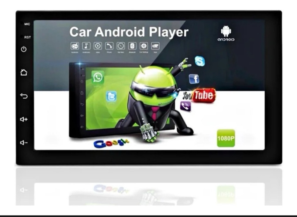 Multimídia 2Dim Android 9 Pol 2 Gb/32gb Gps 4 Core Wi-fi Gps Bluetooth Modelo 9011