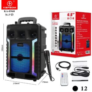 CAIXA DE SOM KAPBOM  Kimiso Karaoke Wireless  Bluetooth Usb