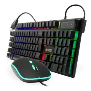 KIT TECLADO GAME SEMI MECÂNICO LUMINOSO ABNT2