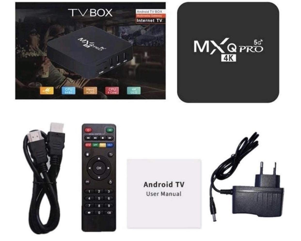 TV BOX PRO ANDROID 11.1 5G 128 g+512gb
