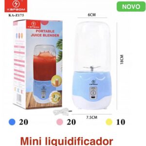 Mini Liquidificador Portátil 6 Laminas 400ml Recarregável