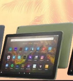 Tablet  Amazon Fire HD 10 2021 KFTRWI 10.1″ 32GB black e 3GB de memória RAM verde