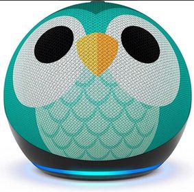 A Caixa de som Amazon Echo Dot 5th Gen Kids com assistente virtual Alexa owl 110V/240V