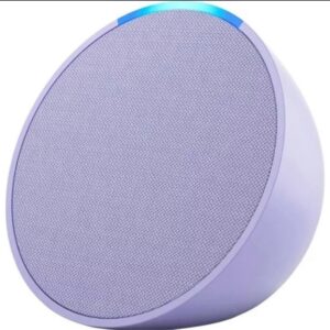 A Alexa Echo Pop Amazon, Smart Speaker, Som Envolvente, purple