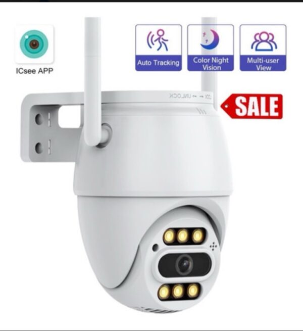 Câmera Externa Wifi Full Hd Auto Tracking Zoom 10x Óptico Lente 3.6mm Modelo SXT-IC A16 App iCSee
