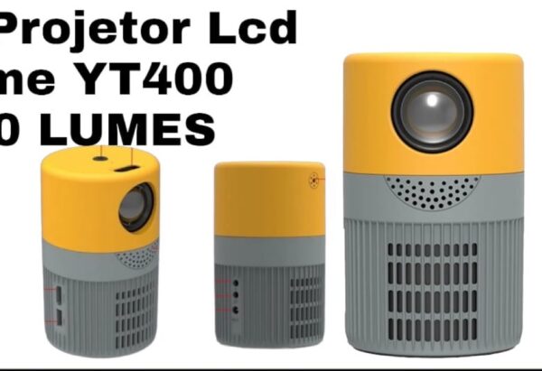 Mini projetor lcd home 600 lumes yt-400