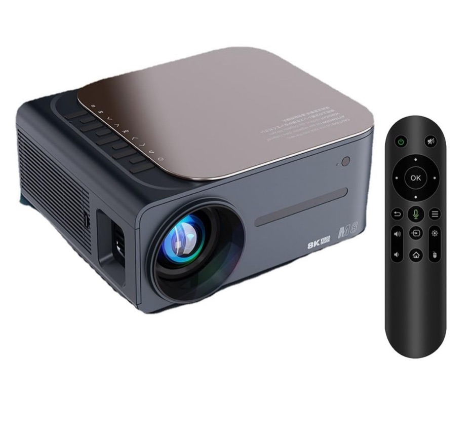 Projetor Android LED 8K LCD Doméstico Projetor Portátil HD Para Ambientes Externos Android 9.0 MLogic T972