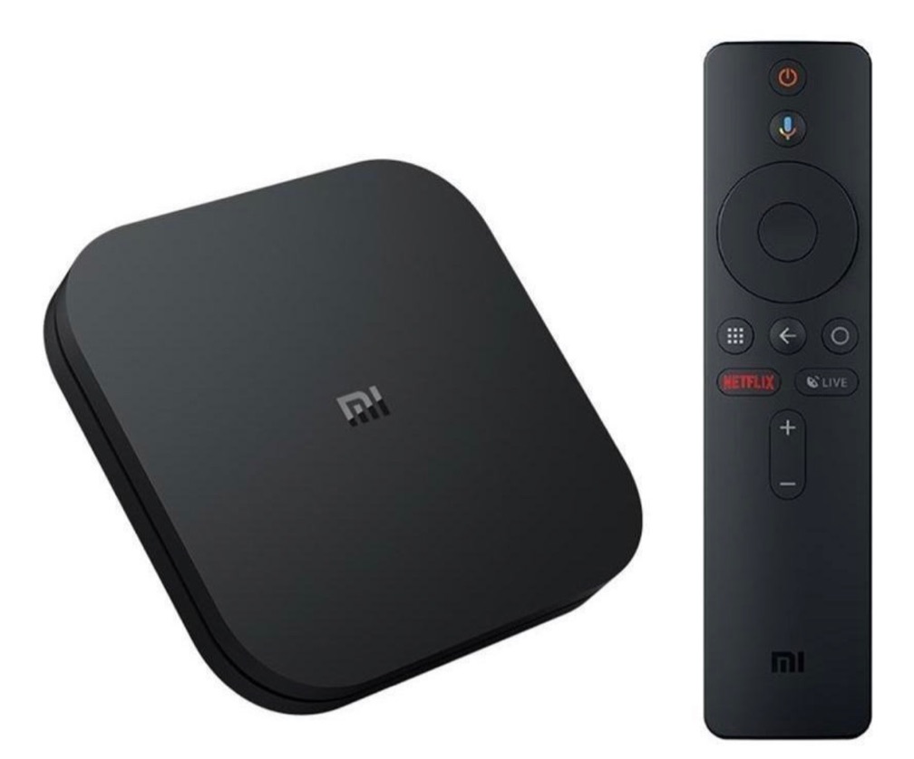 Tv Xiaomi Mi Box S 4K 8GB preto com 2GB de memória RAM