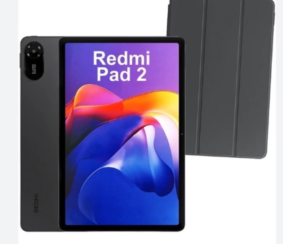 Tablet Xiaomi Redmi Pad 2 256 / 8 Ram Graphite Gray 11 polegadas com case Bundle With Cover